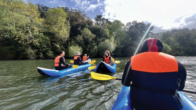 Avalon Waterways guests paddled on the Douro river during a preview of an excursion that will roll out in 2025.