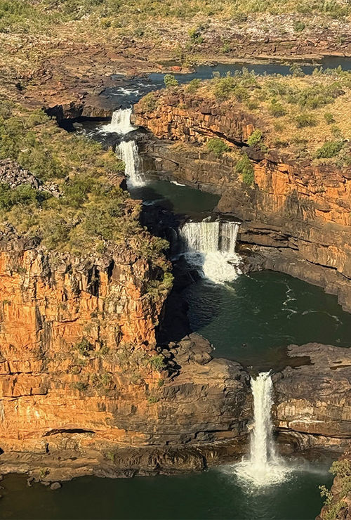 A waterfall in the Prince Regent River area of Australia's Kimberley region.