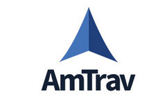 The AmTrav logo. The TMC is being acquired by TravelPerk.