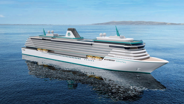 The new Crystal ships will accommodate 690 guests.