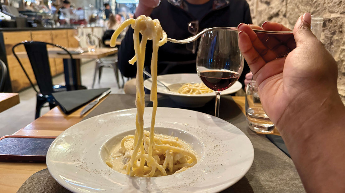 Cacio e pepe at Il Segreto lived up to the hype.