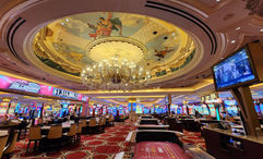 The casino floor at Caesars Palace in Las Vegas. Caesars' board of directors opposed the proposal to study nonsmoking policies, arguing it would not be an effective use of company resources.