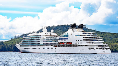 The Seabourn Odyssey was the first cruise ship to visit the new cruise port in Klawock.