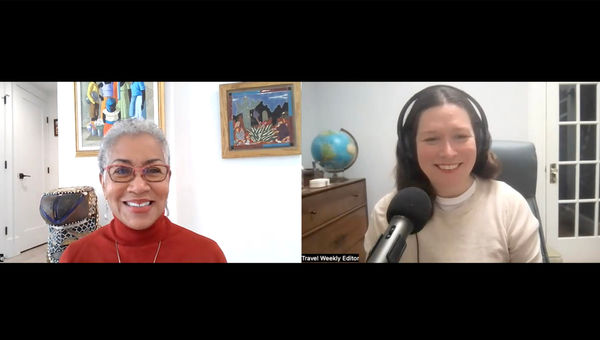 Gaynelle Henderson, left, and Folo host Rebecca Tobin.