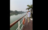 Raj Mahal's Sun Deck offered ample space for viewing life on the river and along riverbanks, where farms, villages, monuments and factories could be easily seen from deck.