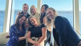 Embark advisors enjoying their Silver Nova cruise. On the top row (left to right) are Silversea's Tim Amm with Jenny McCalley, Shinny Bickoff and Annie Holm. On the bottom row are Amy Warren, Victoria Page and Malley Goodwin.