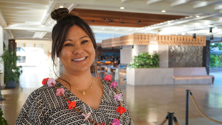 Sheraton Maui resort guests, who donate at least $100 to its Maui Imua Fund, will receive a unique, handmade lei.