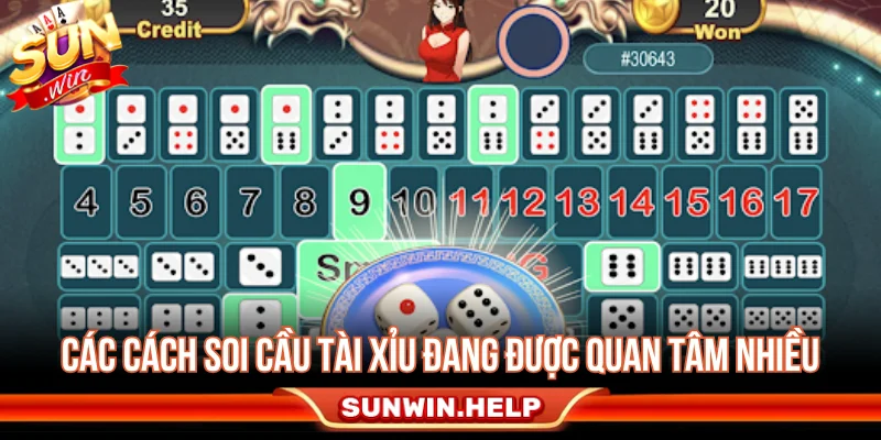 Các dạng cầu tài xỉu thường được người chơi quan sát