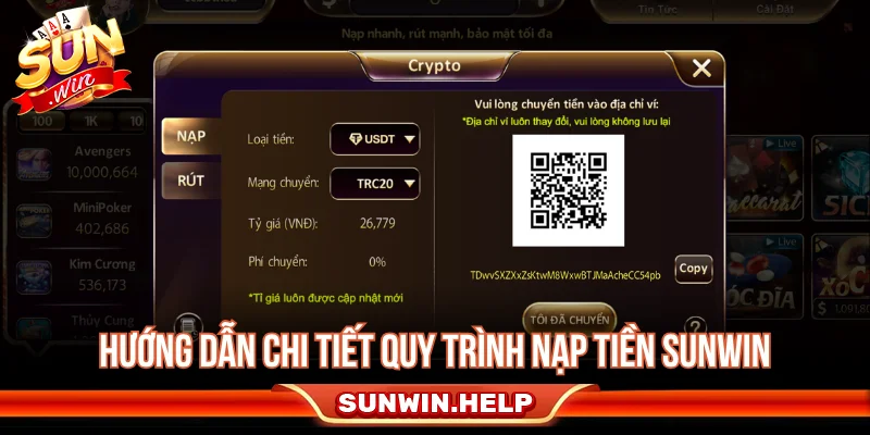 Nạp Tiền Sunwin - Cách Giao Dịch Và Xử Lý Lỗi Treo Hướng dẫn quy trình nạp tiền Sunwin qua ngân hàng