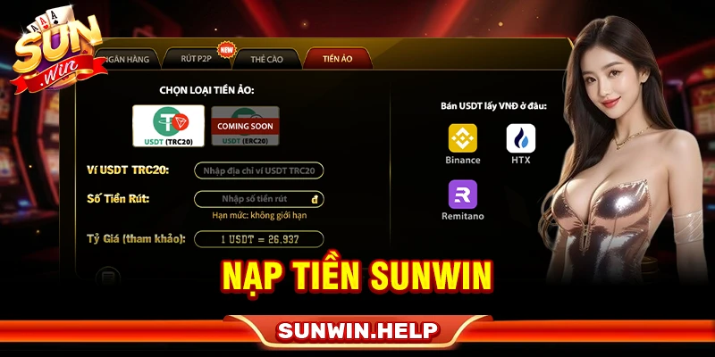 Nạp Tiền Sunwin - Cách Giao Dịch Và Xử Lý Lỗi Treo nạp tiền sunwin