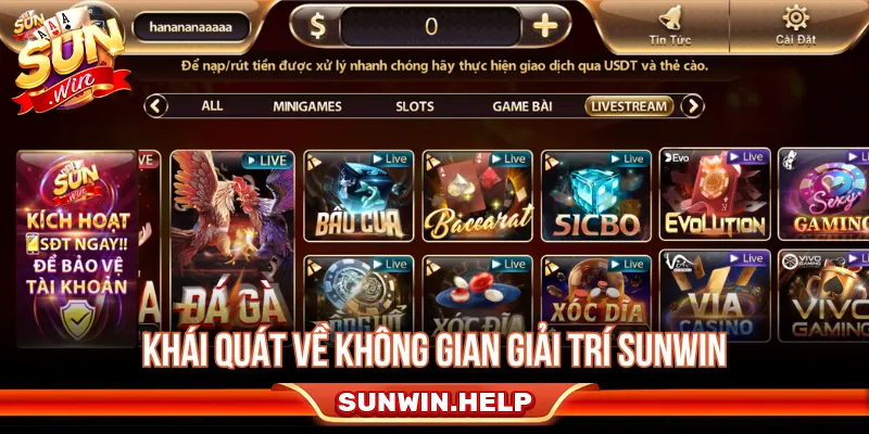 Sunwin thiết kế sân chơi trực tuyến dễ sử dụng cho người mới