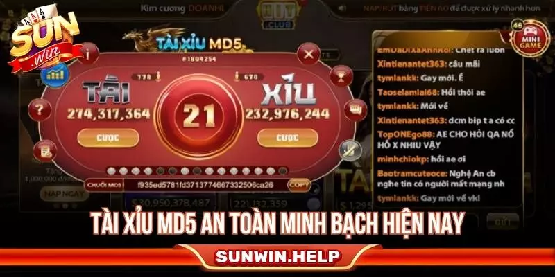 Tài xỉu MD5 và các lưu ý khi đọc dữ liệu kết quả